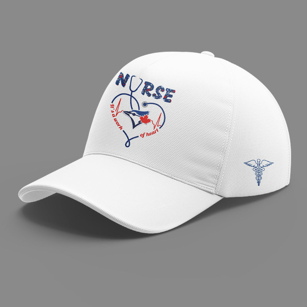 Limited Edition Blue Jays Baseball NURSES NIGHT White Hoodie-PU25042202