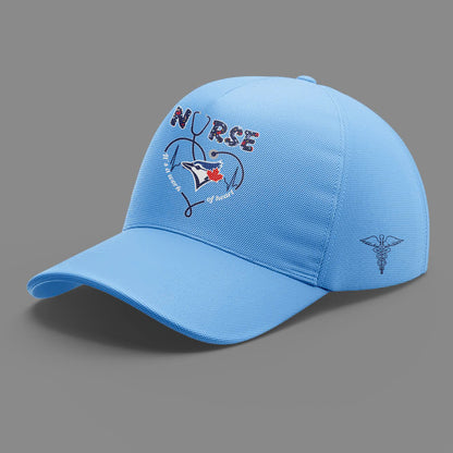 Limited Edition Blue Jays Baseball NURSES NIGHT Blue Zip Hoodie-PU25042205