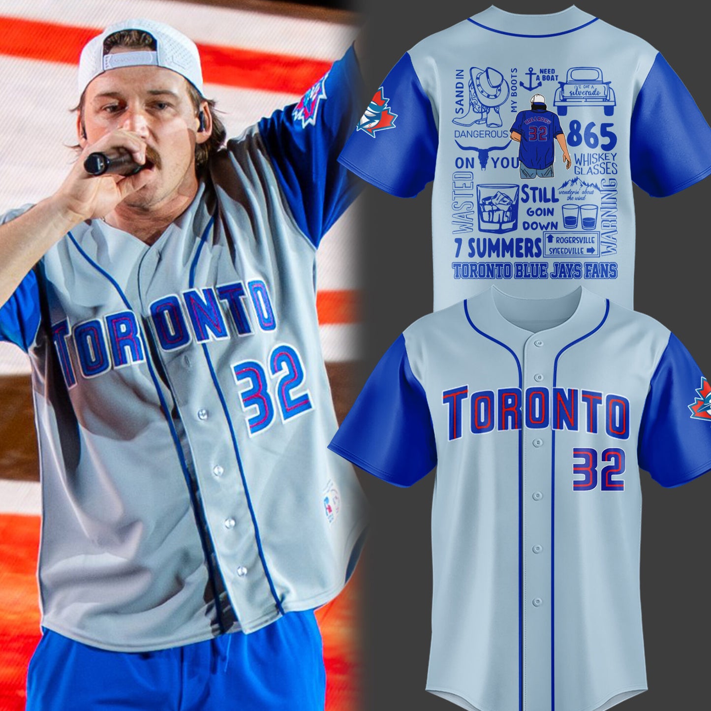 Limited Edition Toronto Baseball 'I'm The Problem Tour 25' MG Jersey-PU25090722