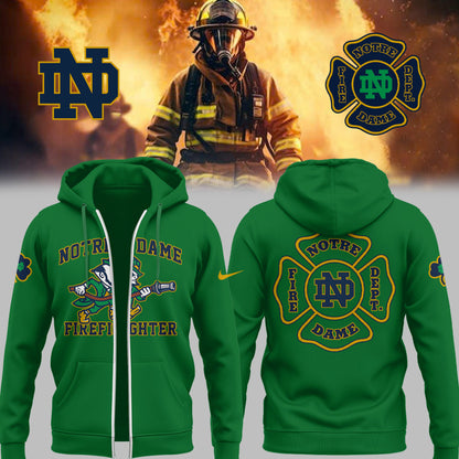 Limited Edition Irish Football x Firefighter Appreciation Day 2025 Zip Hoodie