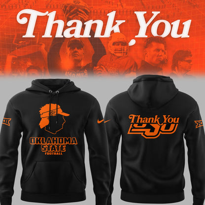 Limited Edition OSU FB Thank You For The Memories, Coach Mike Gundy Hoodie