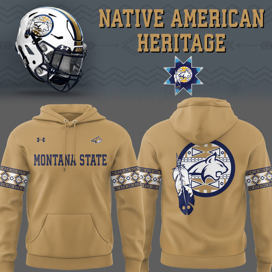 Limited Edition Montana State Football Native American Heritage Month Hoodie-PU25102302 (Copy)