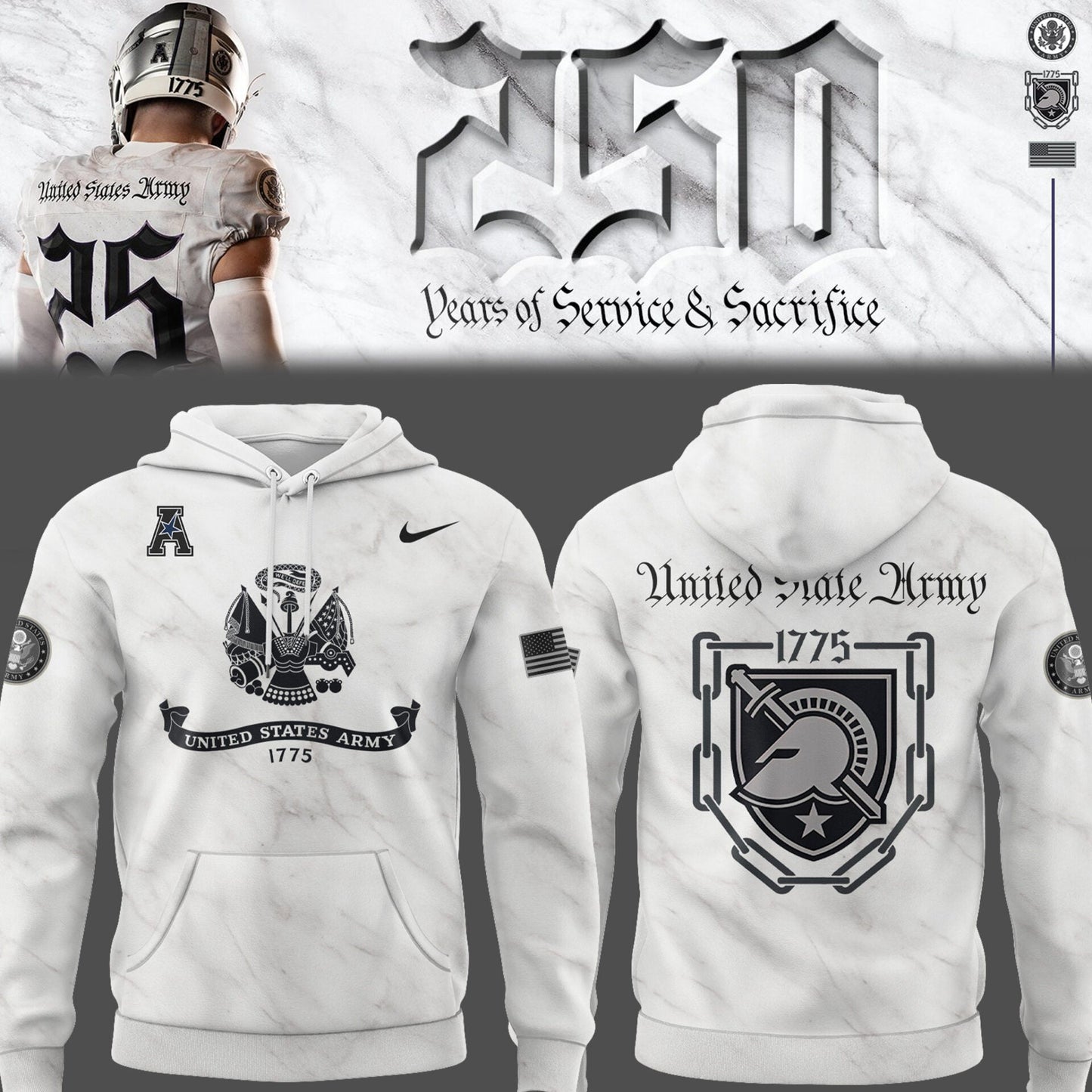 Limited Edition Army’s 250 Years Collection Game Hoodie