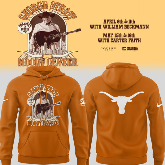Texas 🏀 G.Strait returns to Moody Center on April 9 & 11 Hoodie