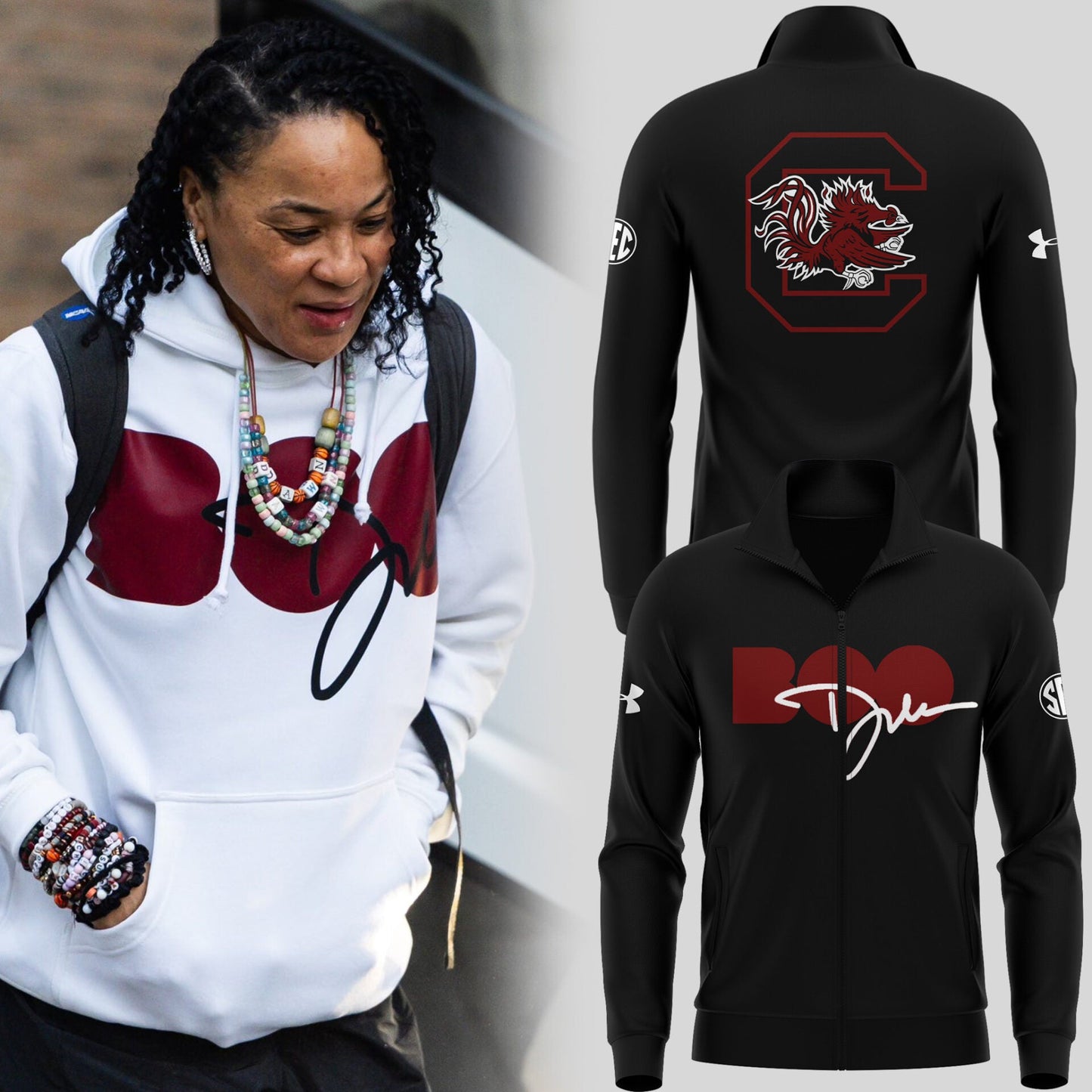 Limited Edition Dawn Staley BOO Long Sleeve Jacket-PU26021810