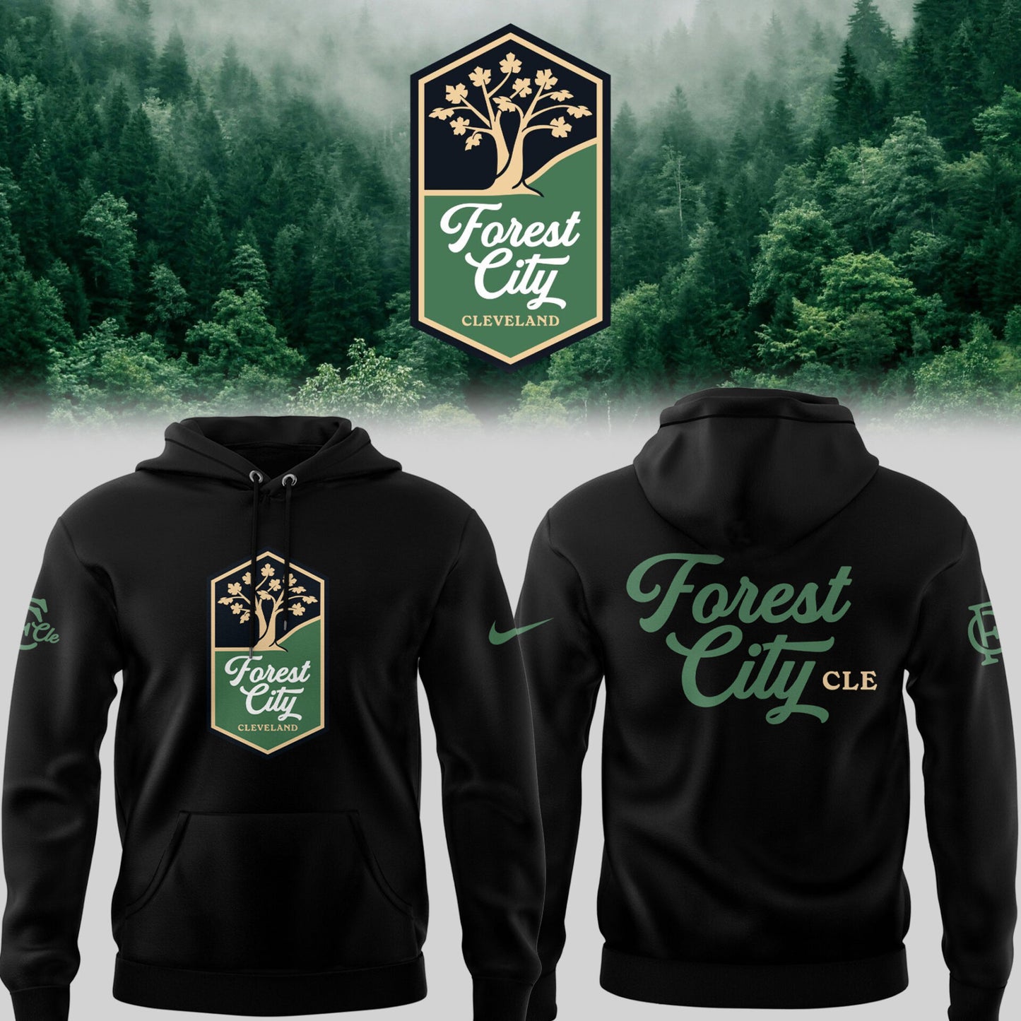 Limited Edition Forest City Cleveland Hoodie