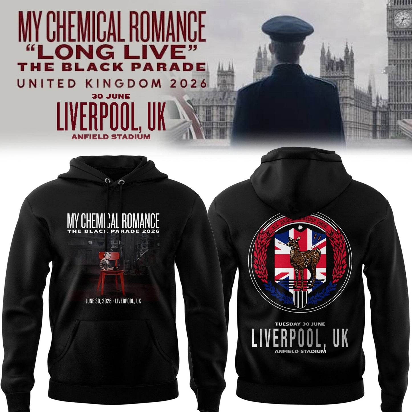 MCR The Black Parade TOUR 2026 Hoodie