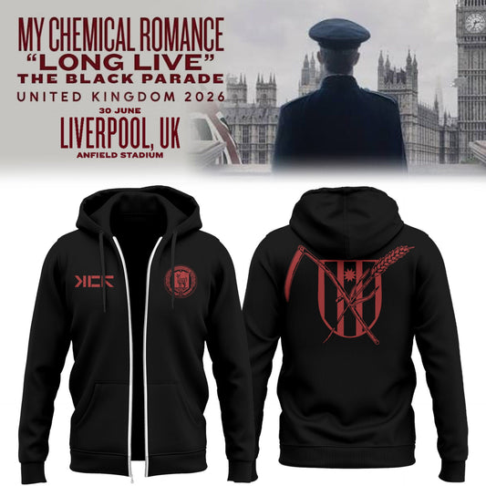 MCR The Black Parade TOUR 2026 Zip Hoodie