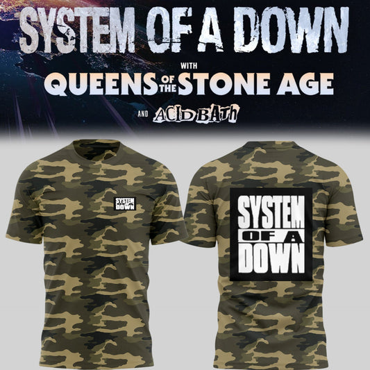 Limited Edition SOAD UK & Europe Stadium Tour 2026 T-Shirt