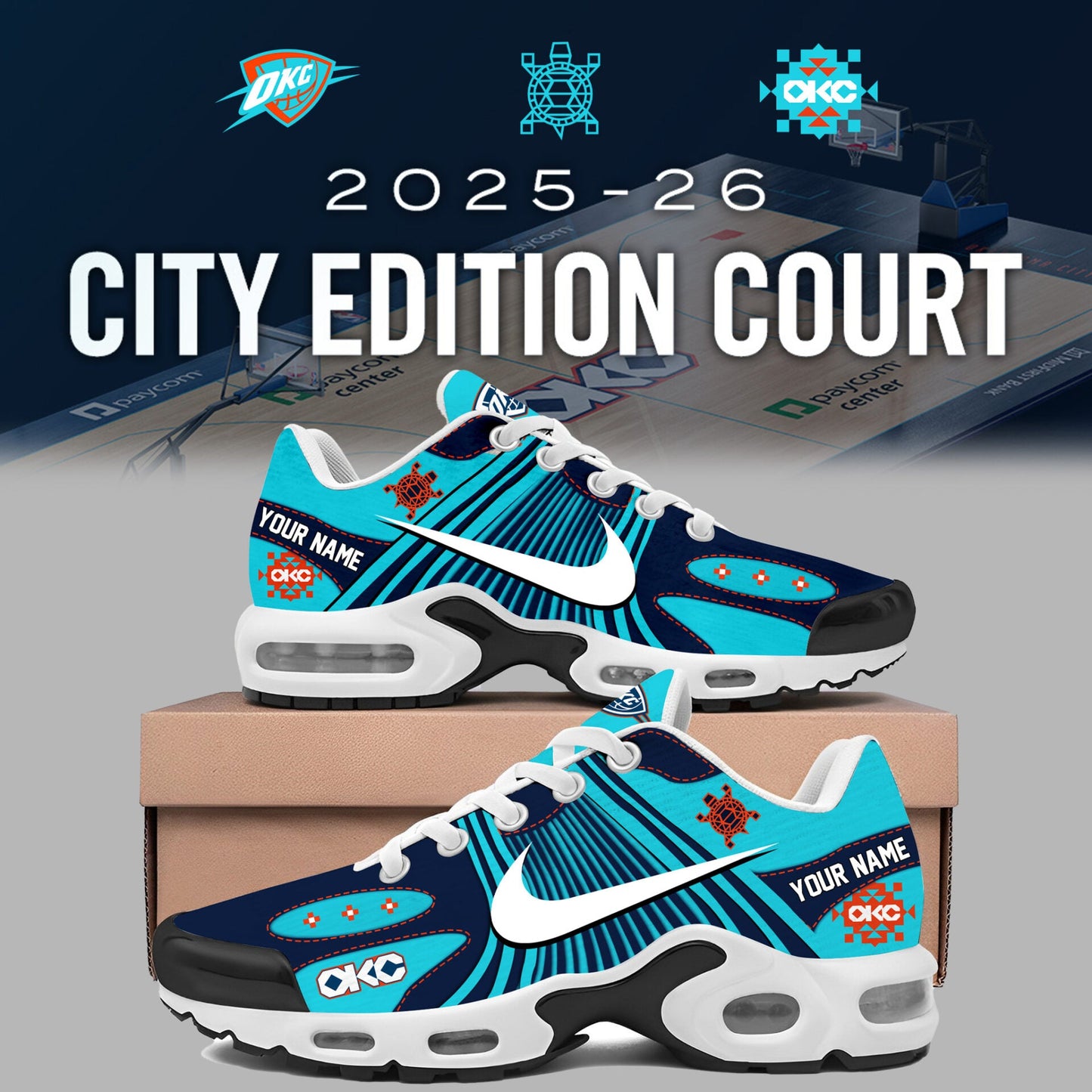 Limited Edition Thunder Basketball City Edition 25′ Custom C081 Shoes-PUC25082410
