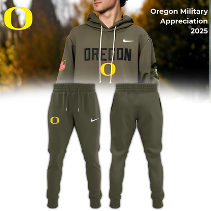 Oregon Ducks 2025 Military Appreciation Limited Edition Sweater