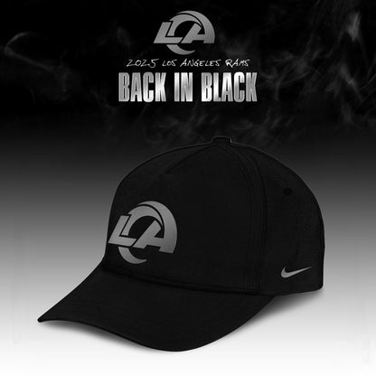 Los Angeles Rams ‘Back in Black’ 2025 Special Edition Hoodie