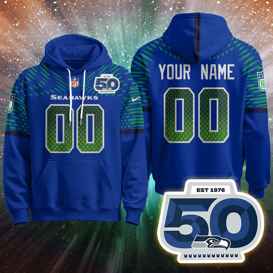 Seattle Seahawks Rivalries Vapor Limited Custom Hoodie V3