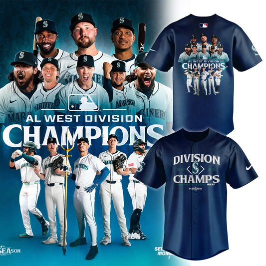 Seattle Mariners 2025 AL West Division Champions Limited Jersey v2