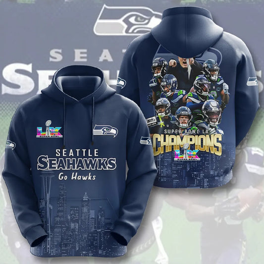 Seattle Seahawks Super Bowl LX Champions Limited Edition Hoodie