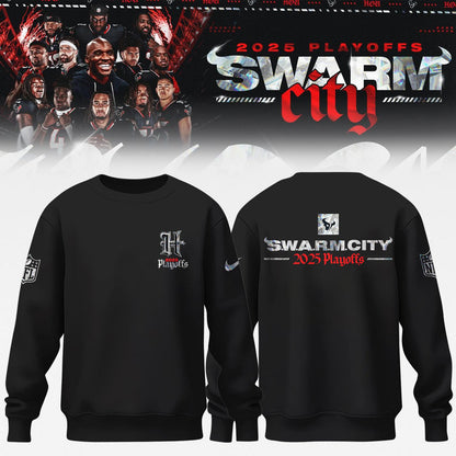 Houston Texans 2025 Playoffs S.W.A.R.M. City Special Edition Sweatshirt