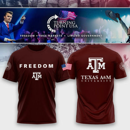 Texas A&M Campus Freedom Red T-Shirt