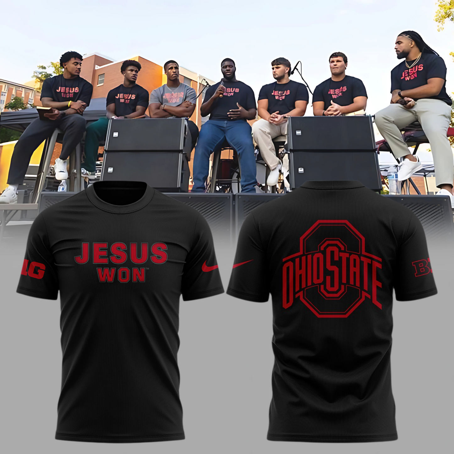 2025 Limited Edition JESUS WON Black TShirt-ND09092511