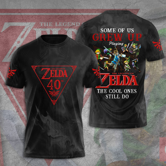 The Legend of Zelda 40th Anniversary T-Shirt Red