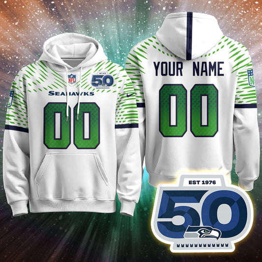 Seattle Seahawks Rivalries Vapor Limited Custom Hoodie V2