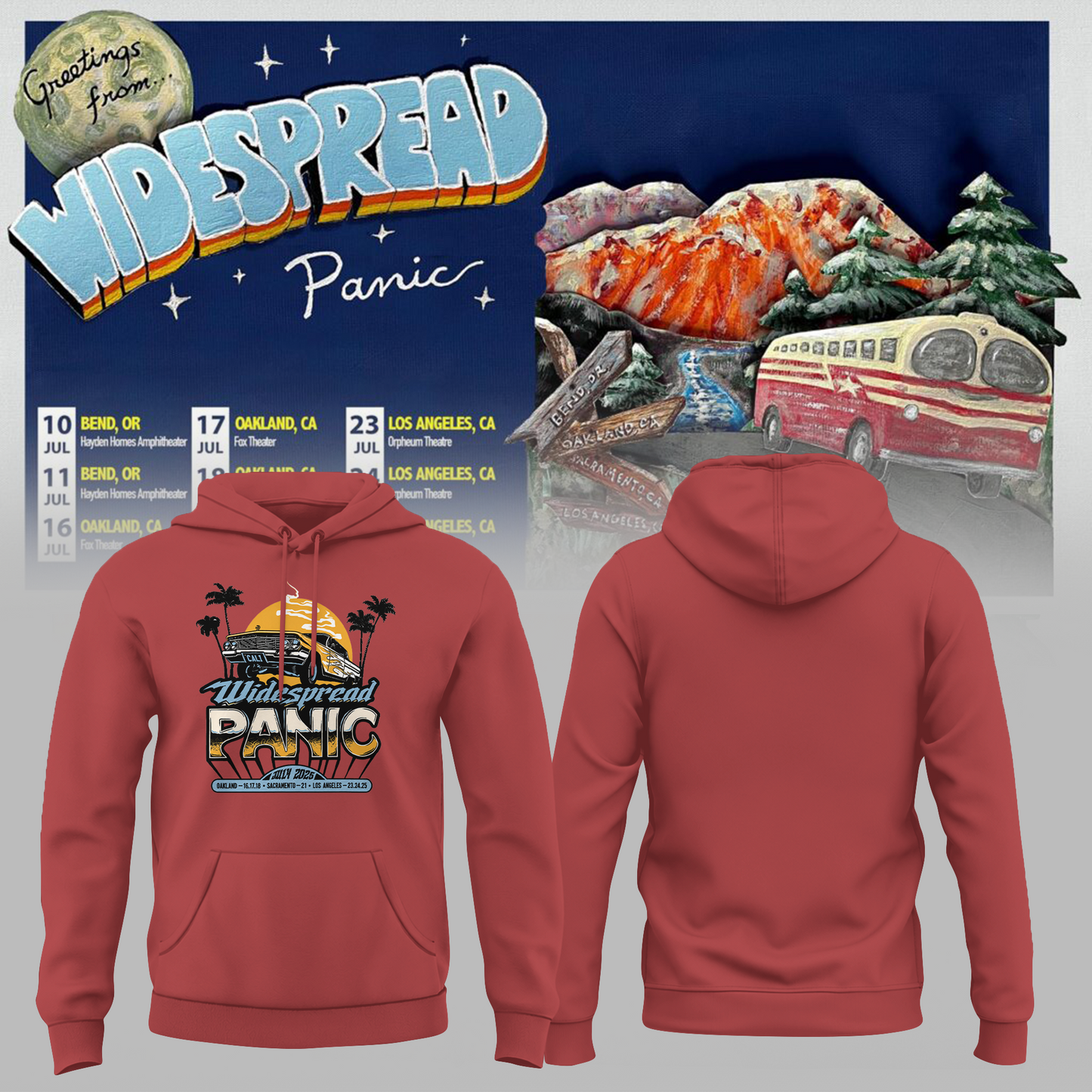 Widespread Panic Summer Tour July 2026 Shirt
