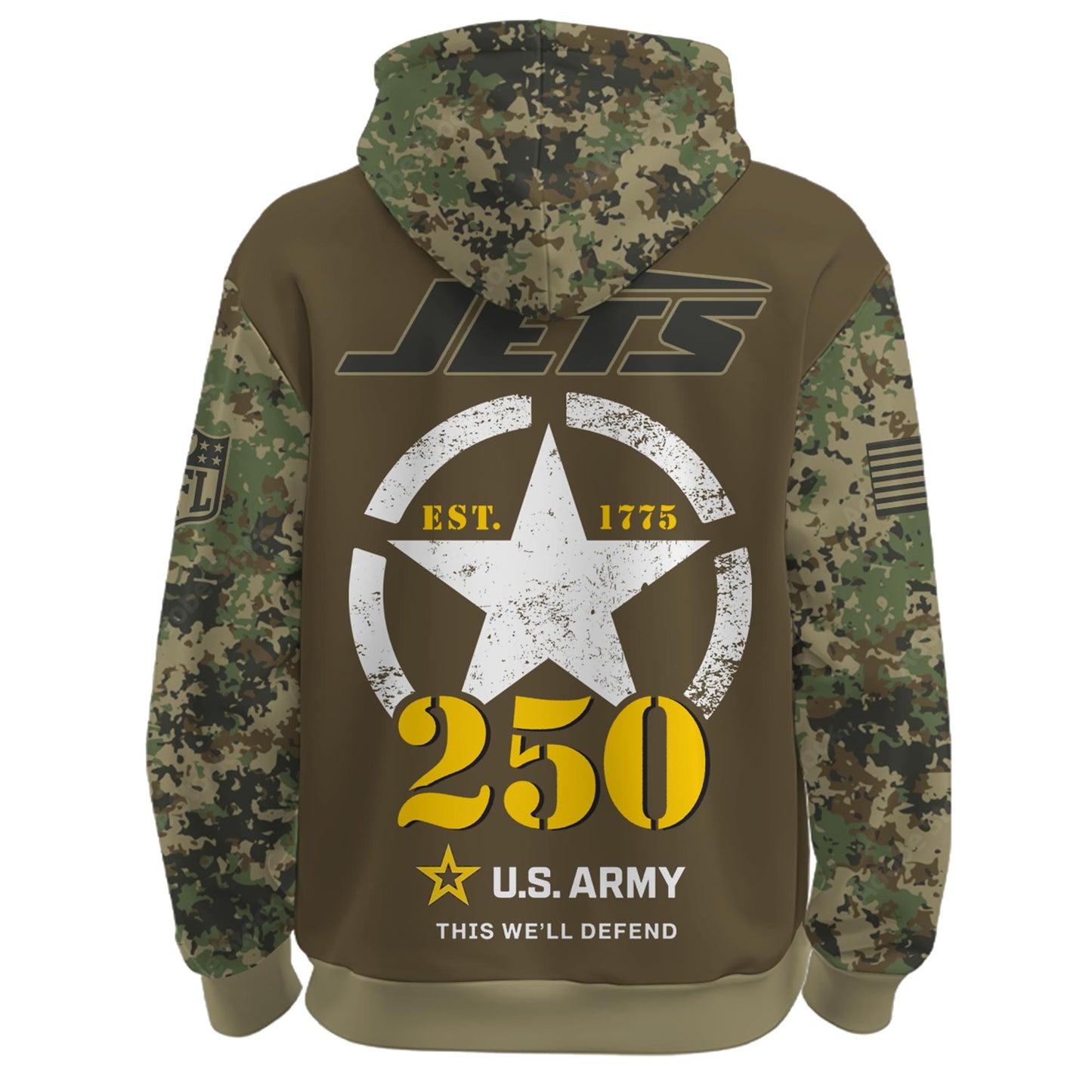 NYJ-Army 250th Birthday Hoodie Limited Edions