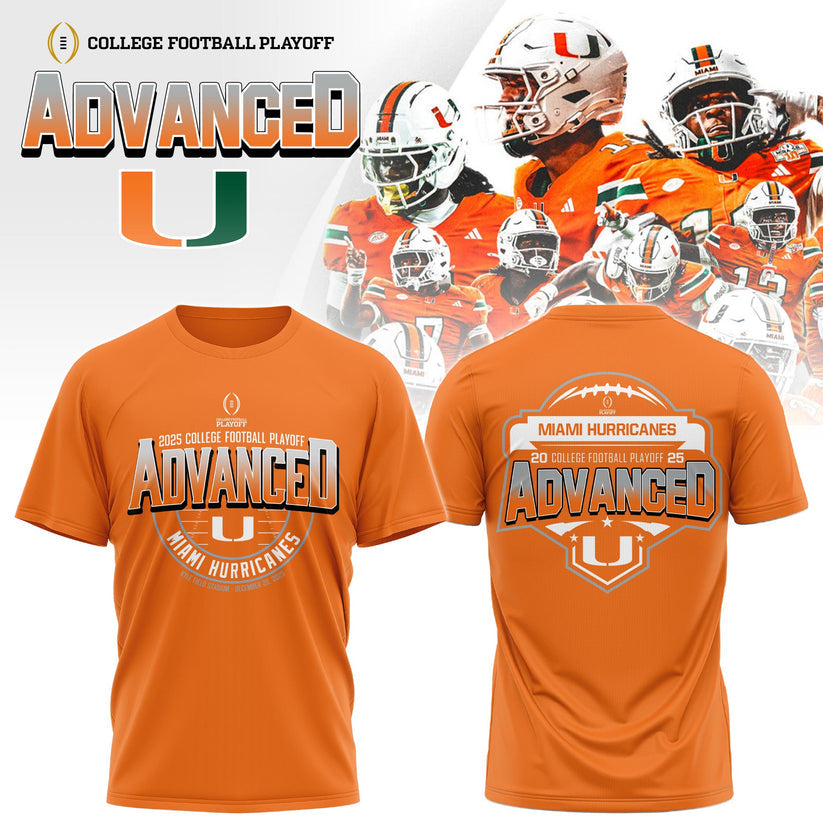 Miami Hurricanes 2025 College Football Playoff | Limited Edition T-Shirt