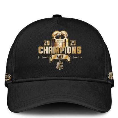 Navy Midshipmen – Back-to-Back CIC Trophy Champions 2025 Combo Hoodie