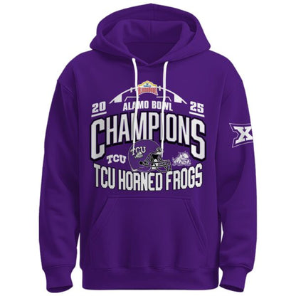 TCU 2025 Alamo Bowl Champions Hoodie Limited Edition