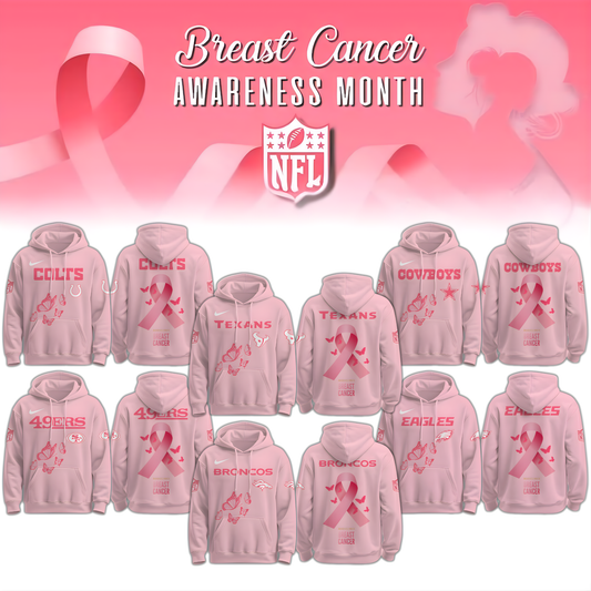 All Teams Breast Cancer Awareness Collection Hoodie