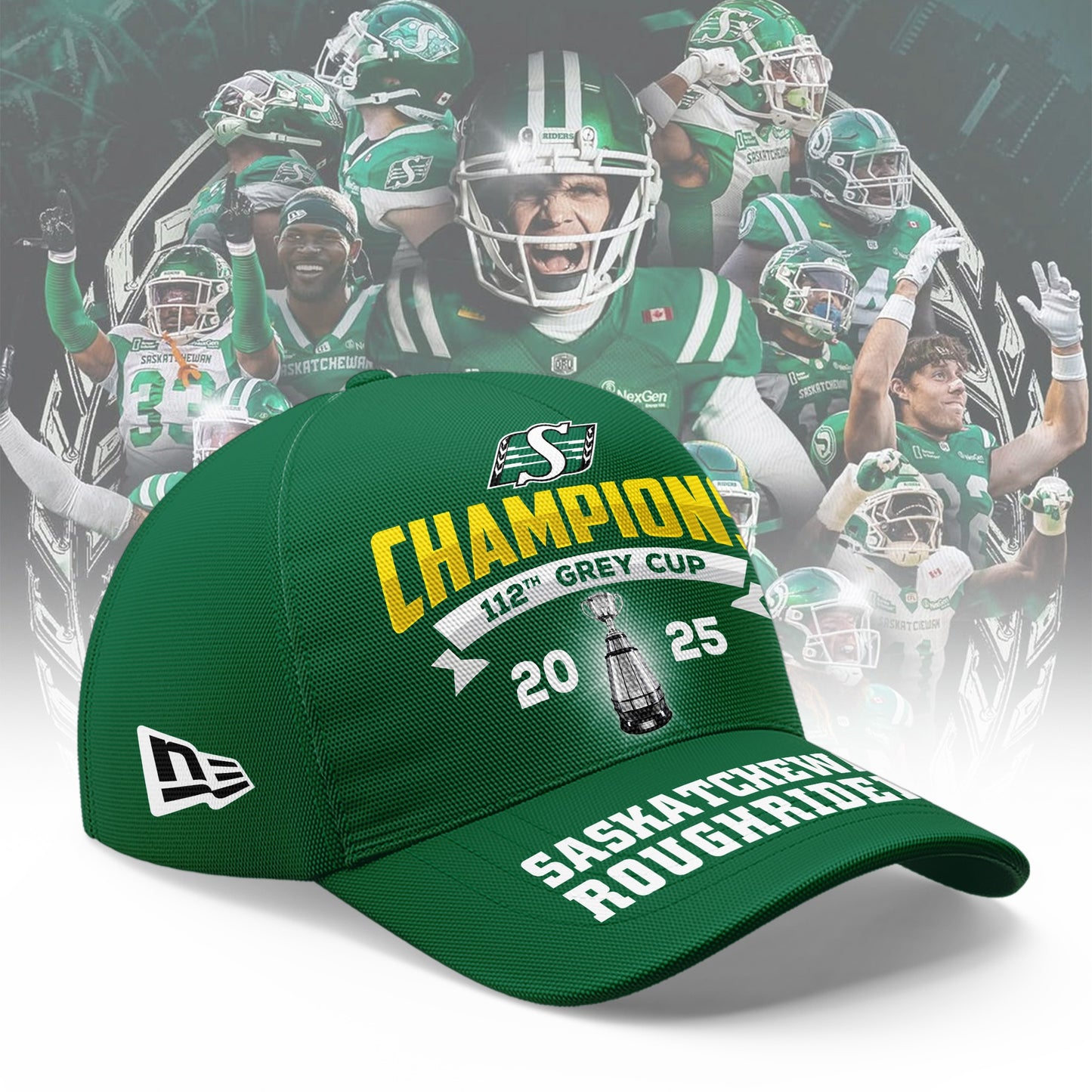 Saskatchewan Roughriders 112th Grey Cup champion Green Hoodie Version 3