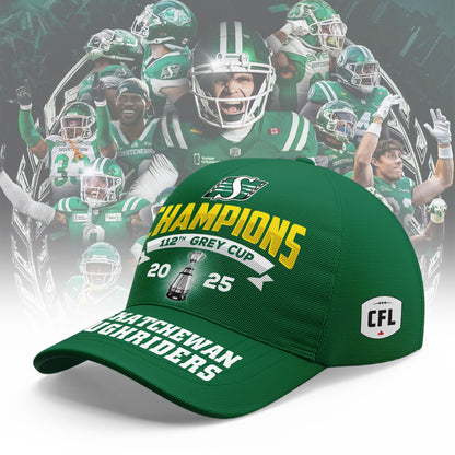 Saskatchewan Roughriders 112th Grey Cup champion Green Hoodie Version 3