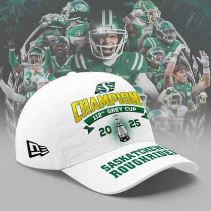 Saskatchewan Roughriders 112th Grey Cup champion White Hoodie Version 3