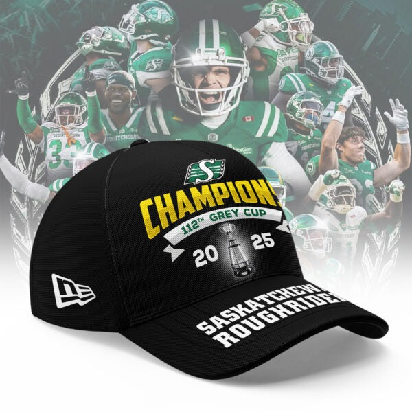Saskatchewan Roughriders 112th Grey Cup champion Black Hoodie Version 2