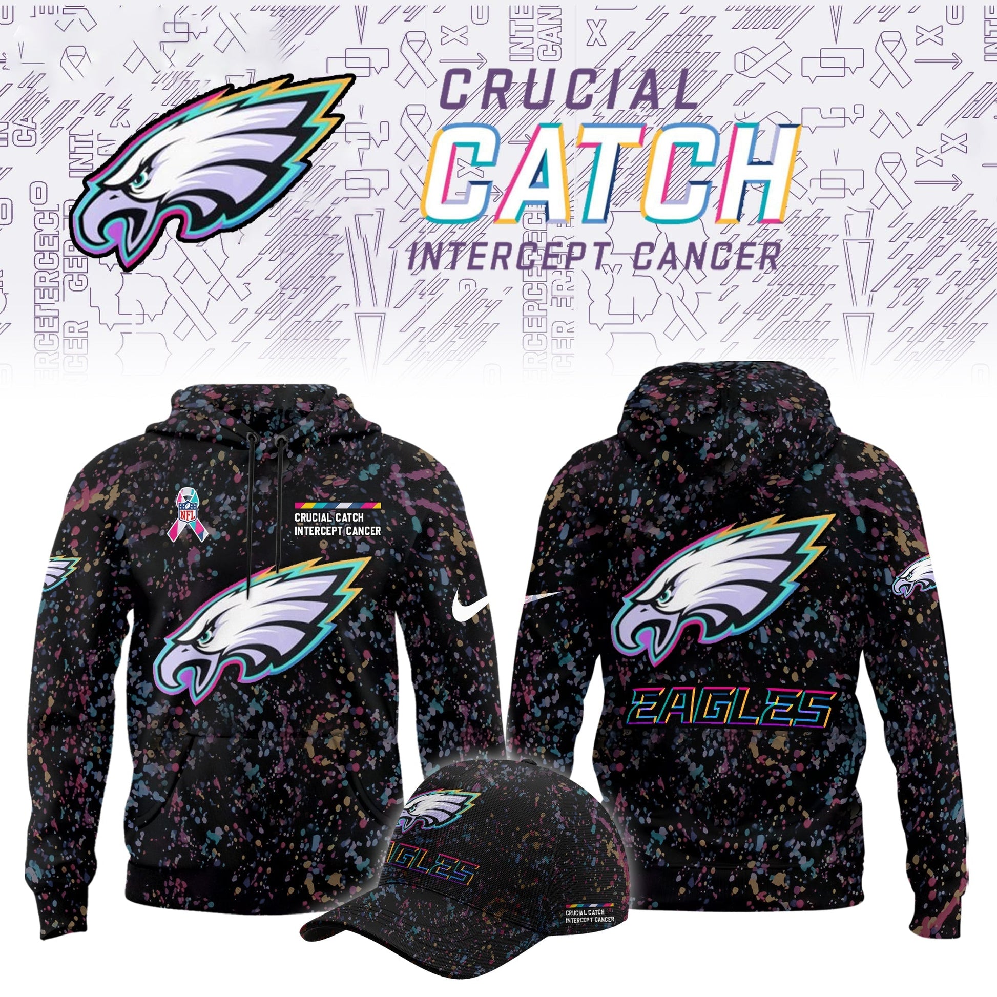 Philadelphia Eagles Crucial Catch Limited Hoodie