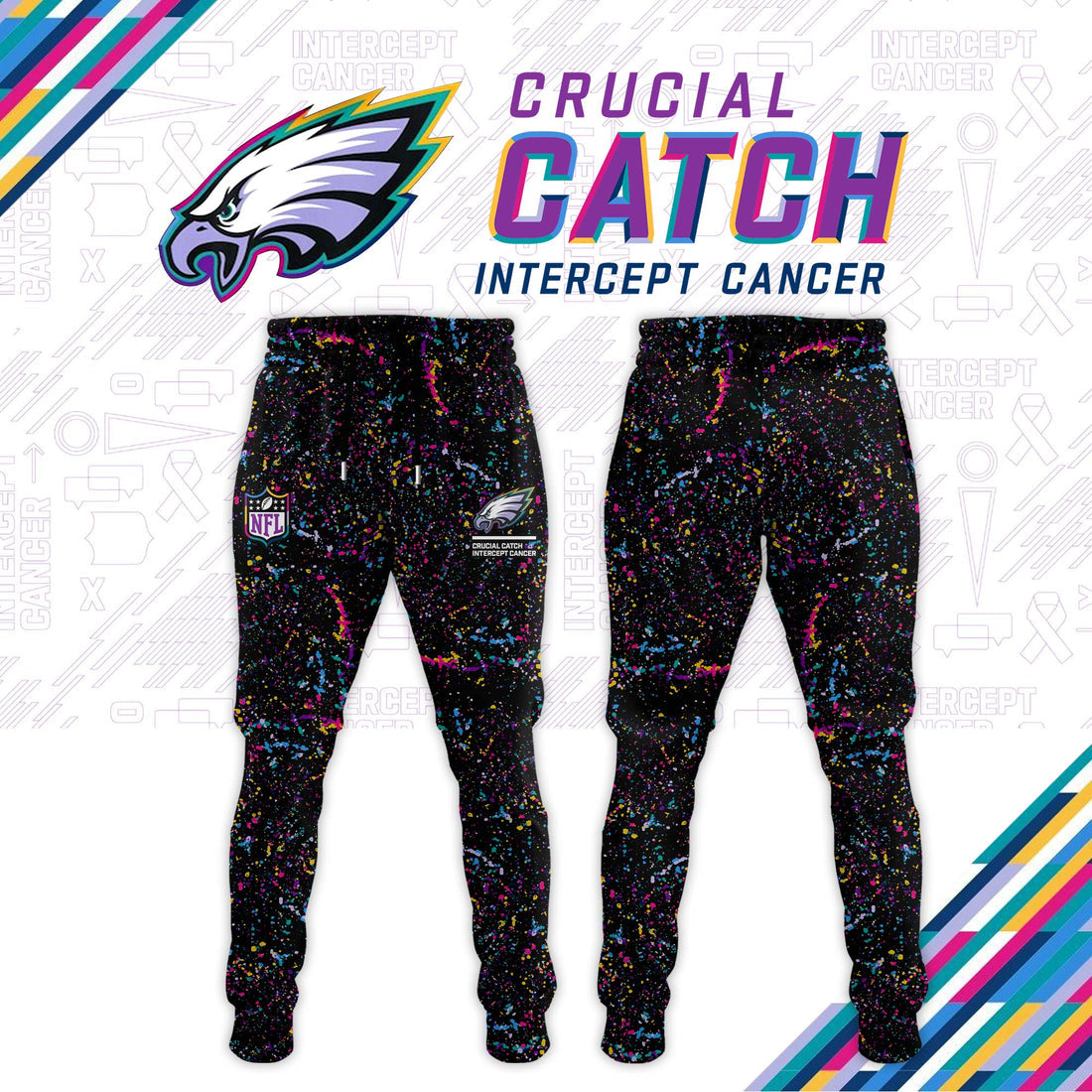 Philadelphia Eagles Crucial Catch 2025 Hoodie