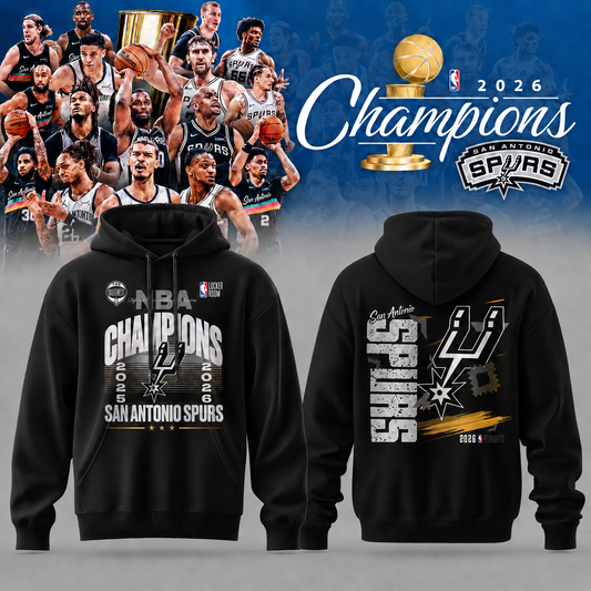 Spurs 2026 NBA Champions Black Edition