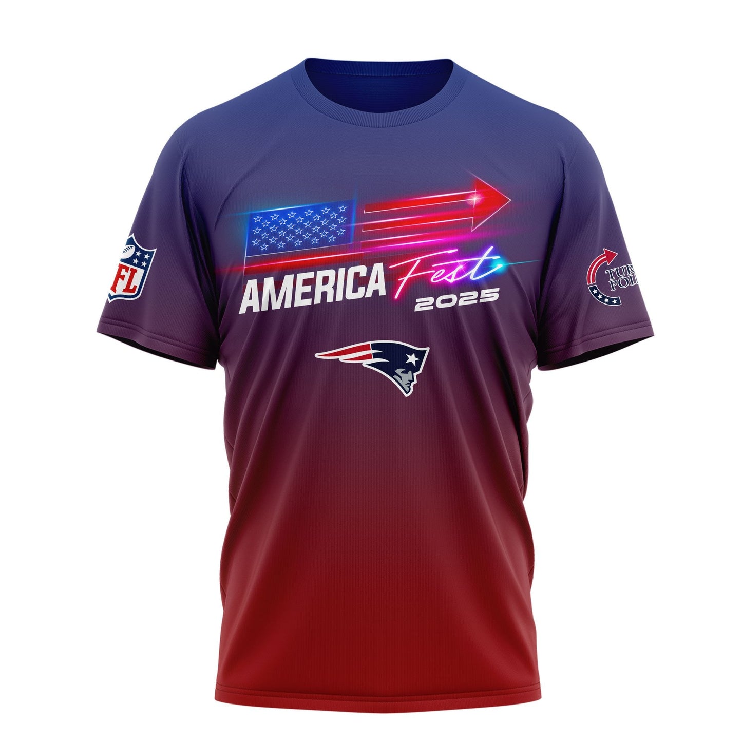 New England Patriots | Premium American Fest 2025 3D Shirt TD