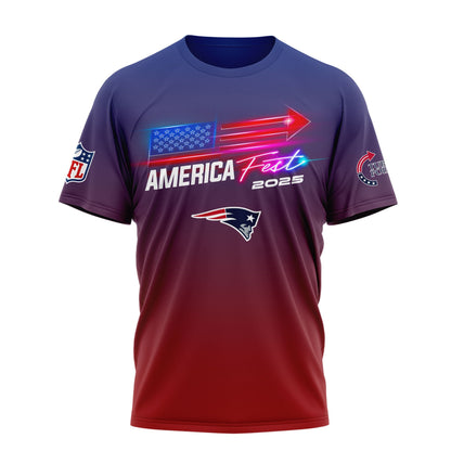 New England Patriots | Premium American Fest 2025 3D Shirt TD