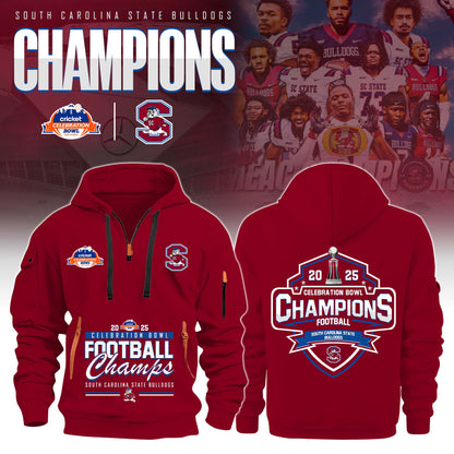 South Carolina State Champions Red 1/4 Hoodie