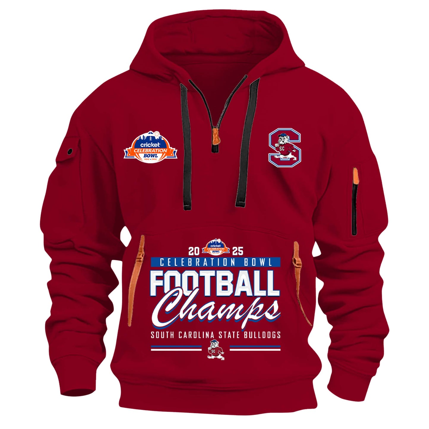 South Carolina State Champions Red 1/4 Hoodie