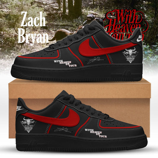 The With Heaven On Tour Zach Bryan Limited Edition Air Force 1