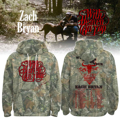 The With Heaven On Tour Zach Bryan Limited Edition Hoodie v2