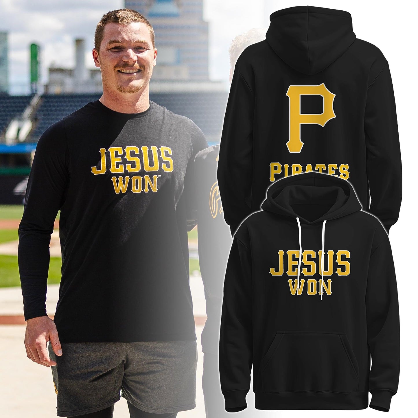 Pittsburgh Pirates Special JESUS WON 2026 Limited Edition Hoodie