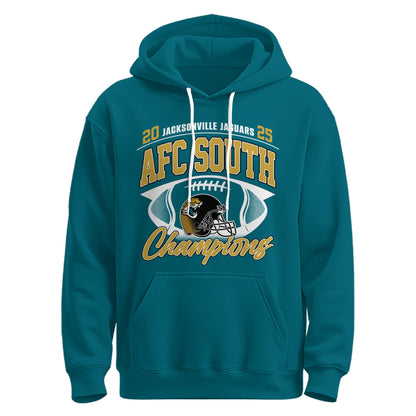 .           Jacksonville Jaguars 2025 AFC South Champions Hoodie