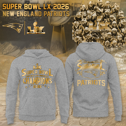 Patriots 2026 Super Bowl LX Hoodie - Limited Editions
