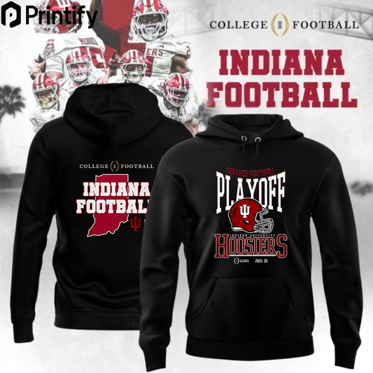 NEW!! Indiana 2025-2026 College Football Playoff Hoodie
