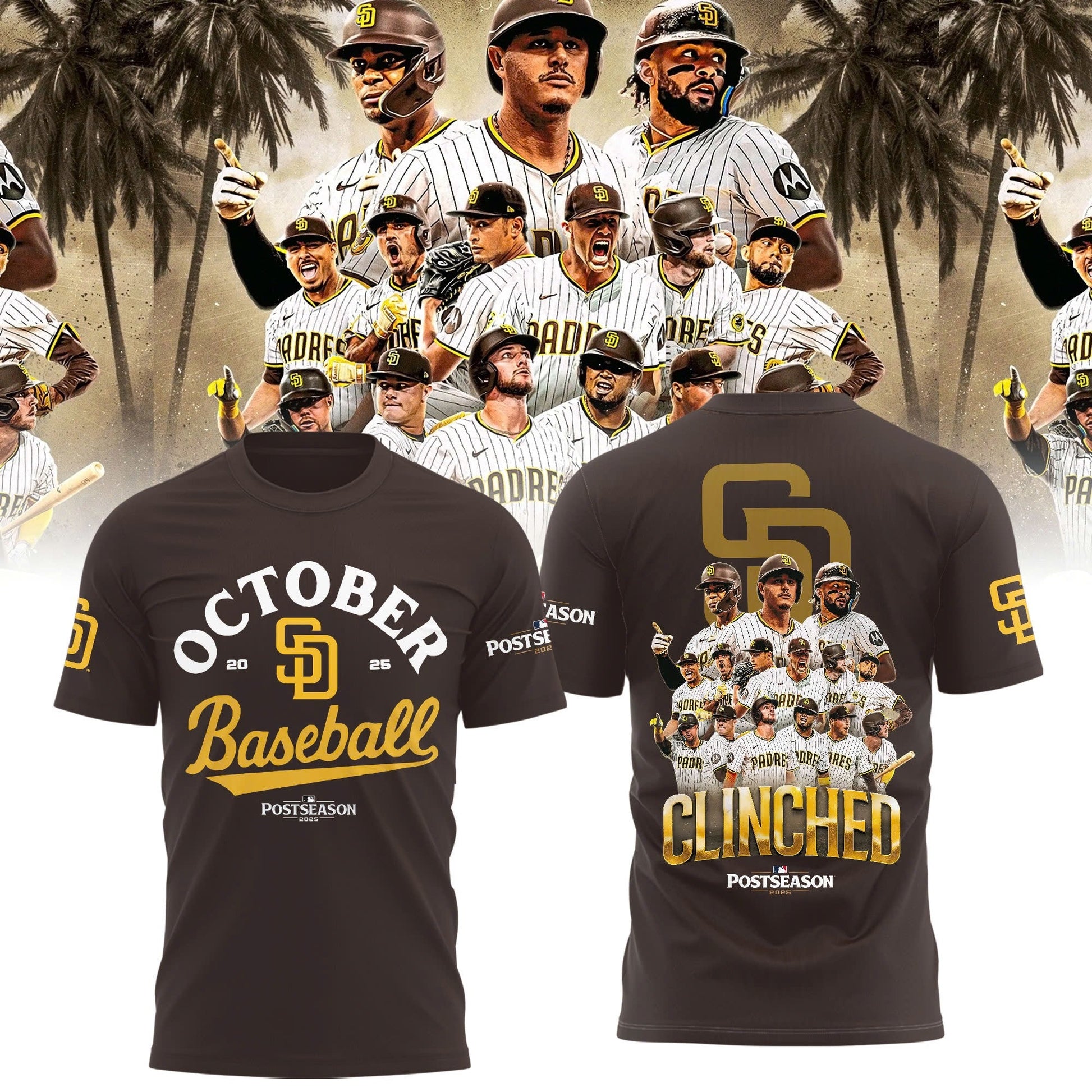 San Diego Padres October 2025 Postseason Shirt