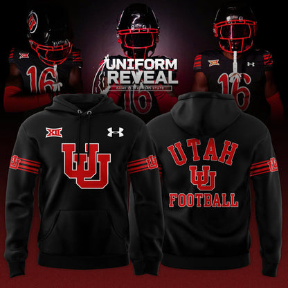 Utah Utes Black Throwbacks Hoodie – Black