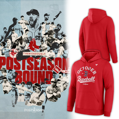 Men's Boston Red Sox Red 2025 Locker Room Hoodie